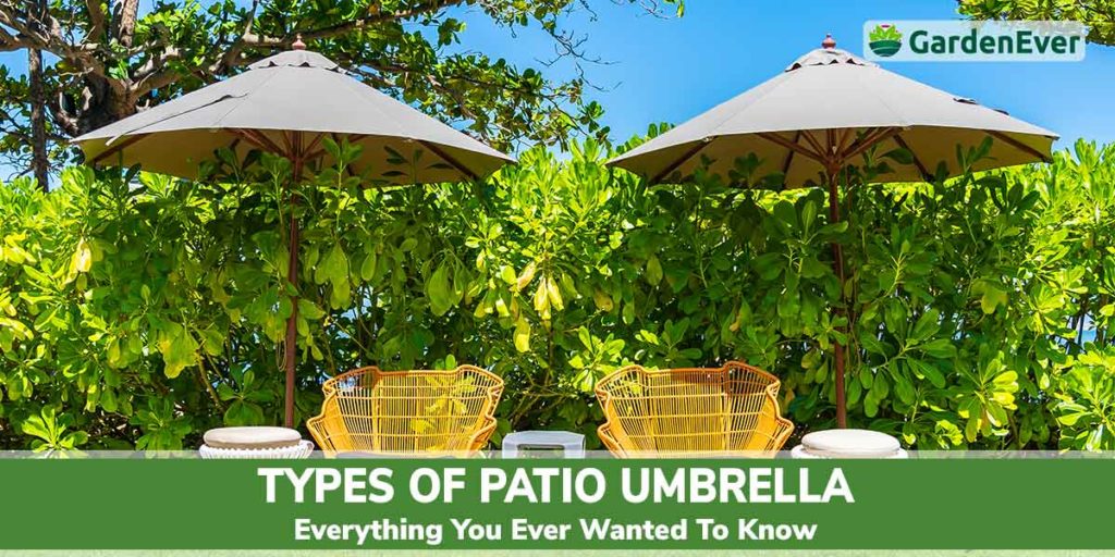 Types of Patio umbrella: Everything you ever wanted to know
