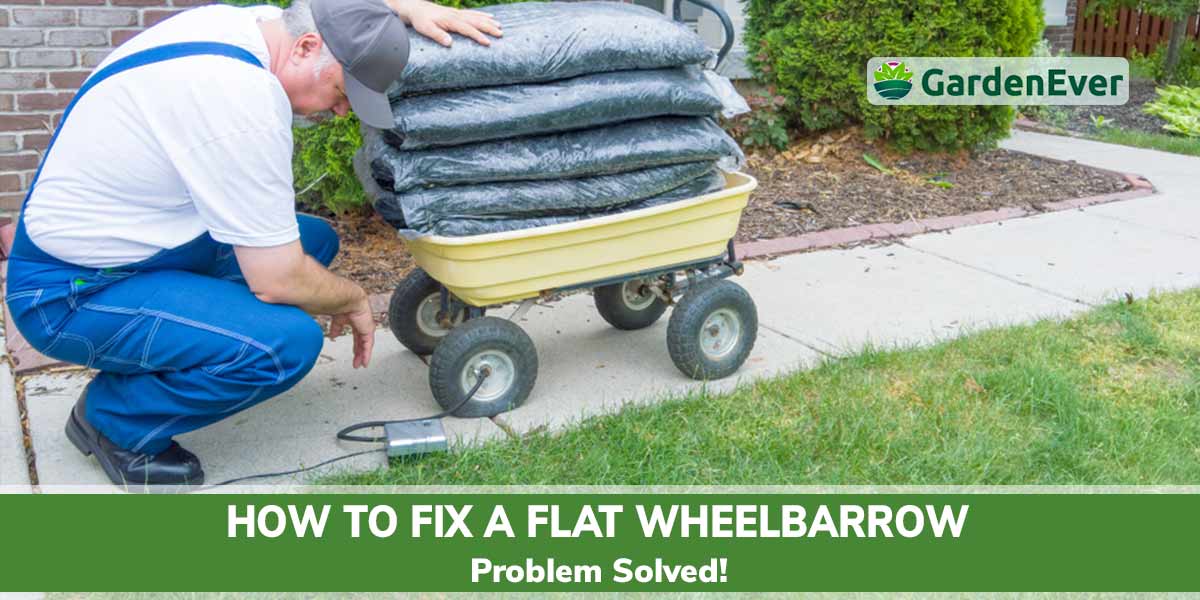 How to Fix a Flat Wheelbarrow Tire