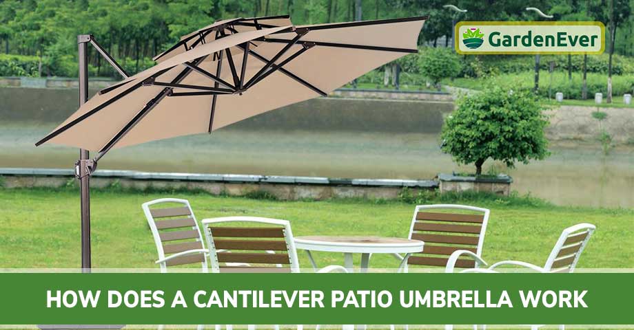 How Cantilever Patio Umbrella Works