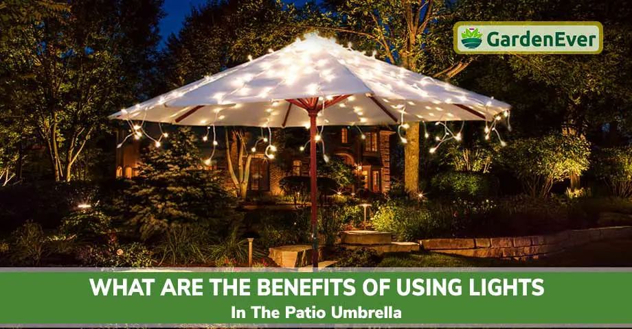 What are The Benefits of Using Lights in the Patio Umbrella