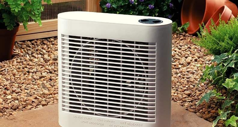 greenhouse fan heater